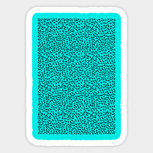 Retro Memphis Style Pattern Sticker